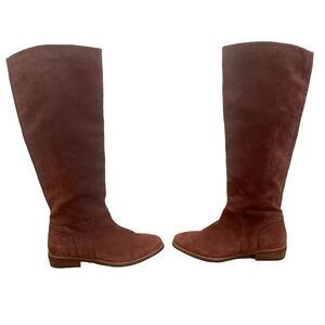 UGG Daley Equestrian Tall Knee High Riding Boot Mahogany Suede 7
